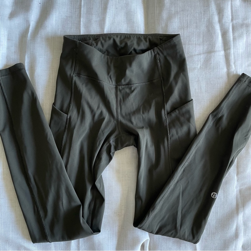 lululemon athletica Olive Green leggings